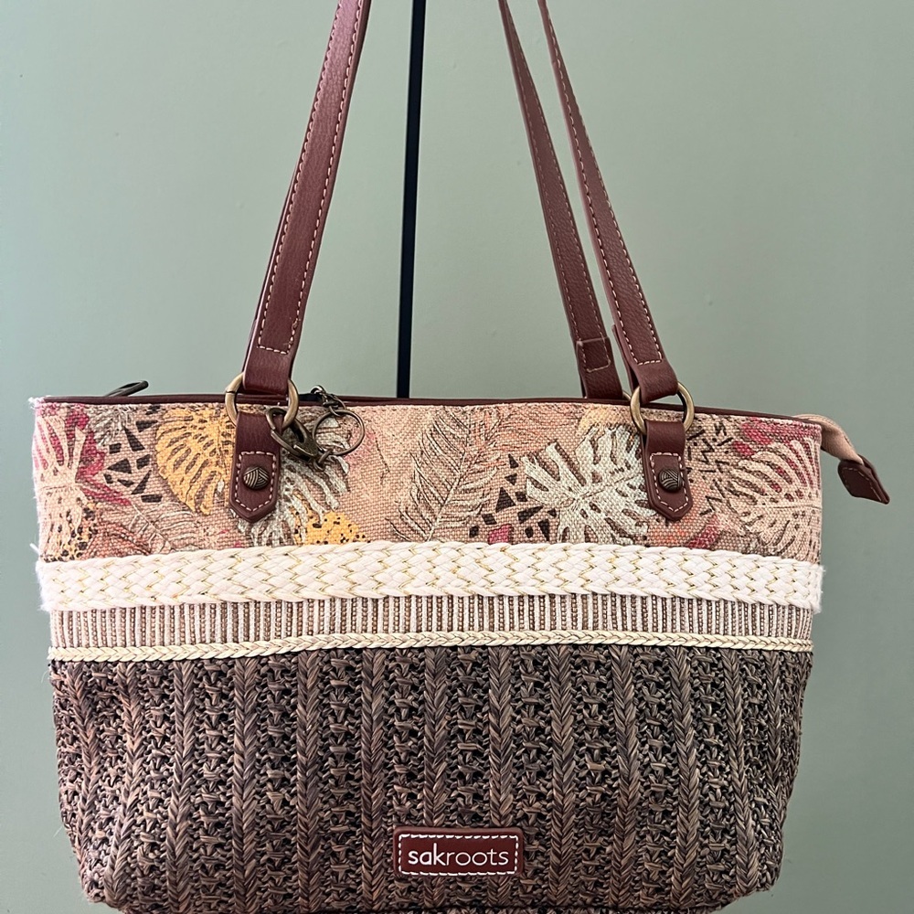 Sakroots Brown and Tan Tote Bag